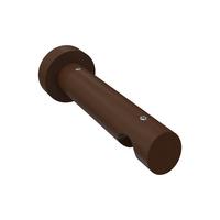 TRÄGER FÜR GARDINENSTANGEN INNENLAUF 20 mm Ø, Talent 1-läufig, Nussbaum - Nussbaumfarben, Holz (15/5.3/5.3cm) - INTERDECO