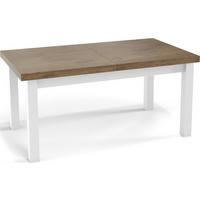 ESSTISCH Avena rechteckig ausziehbar, Lefkas Eiche 170/90/78 - Alteiche/Weiß, Holz/Holzwerkstoff (90/250/78cm) - WFL GROUP