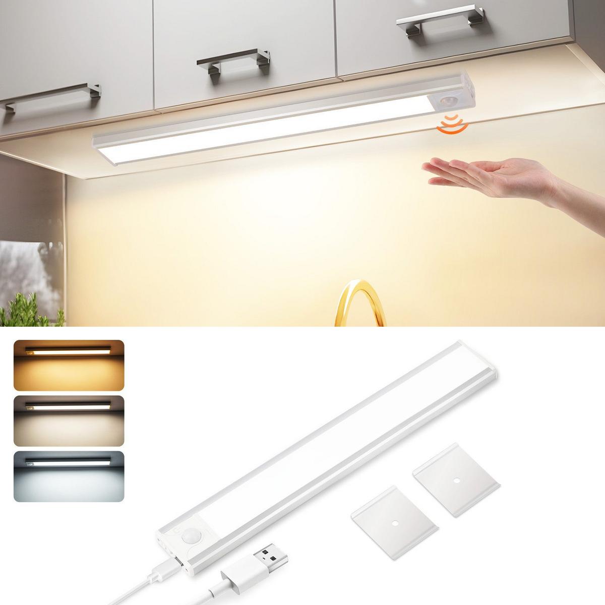 LED-UNTERBAULEUCHTE Bell II 30/4/1cm - Silberfarben, Metall (30/4/1cm) - Nettlife