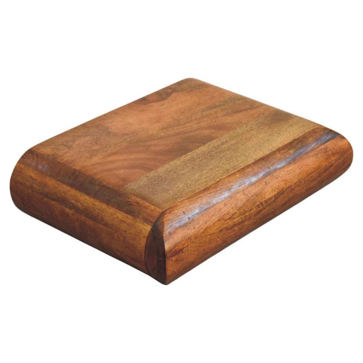 NACHTTISCH aus massivem Mangoholz, Amber-Eichen-Finish, 1 Schublade, braun. - Braun, Holz (45/12/32cm) - Artisan Furniture