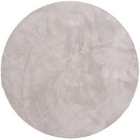 SUPER SOFT HOCHFLORTEPPICH LIVORNO RUND - Grau, Textil (100/100cm) - Snapstyle