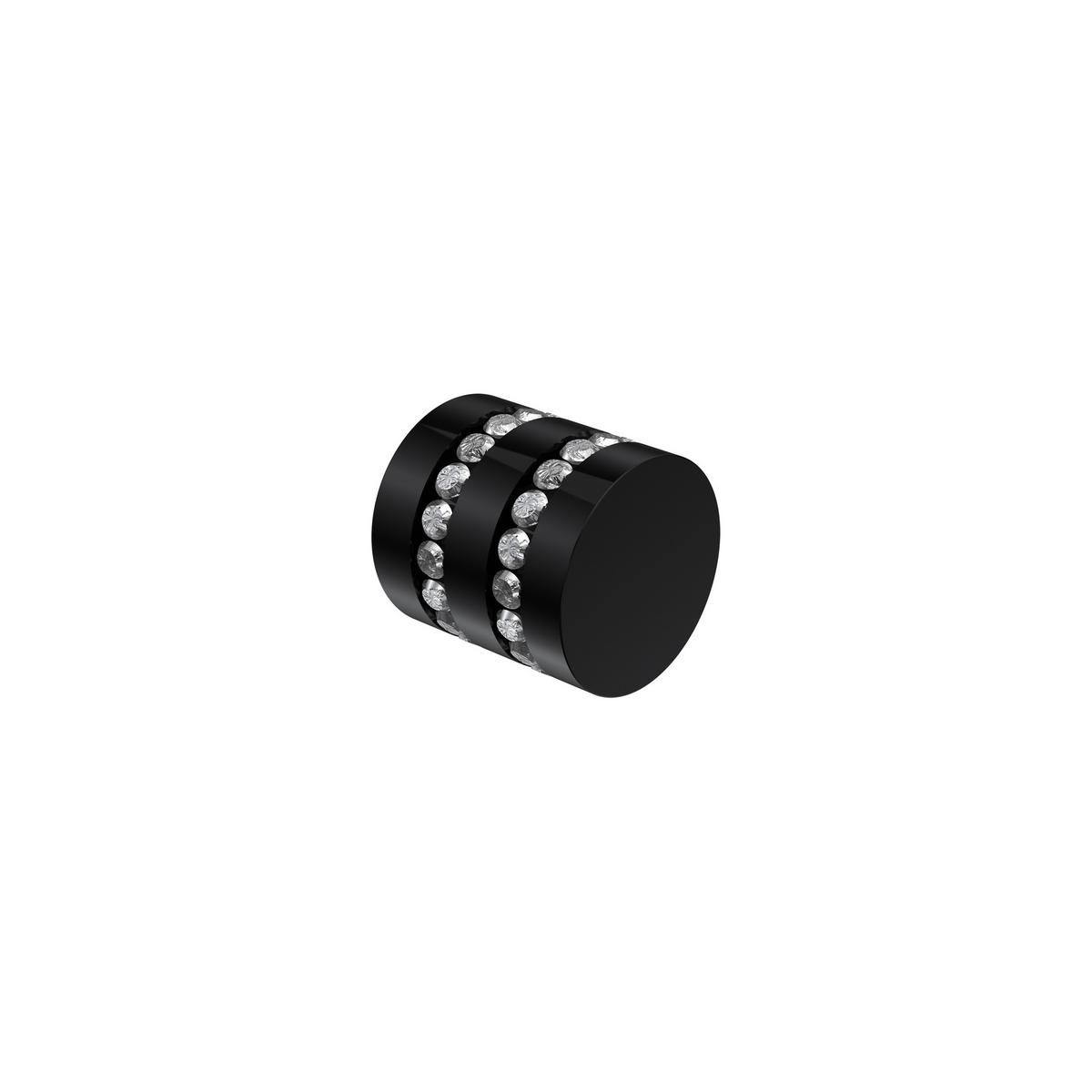 GARDINENSTANGE INNENLAUF Prestige Estana 100 cm, 1-läufig, 20 mm Ø Schwarz - Schwarz, Metall (100cm) - INTERDECO