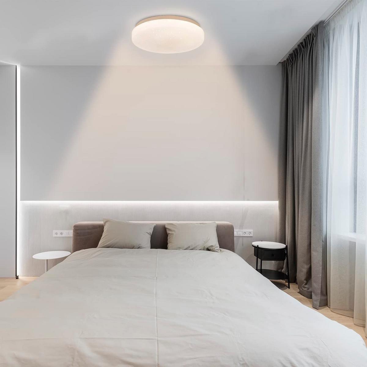 LED-DECKENLEUCHTE Philipp 21/21/6 cm - Weiß, Kunststoff (21/21/6cm) - Nettlife