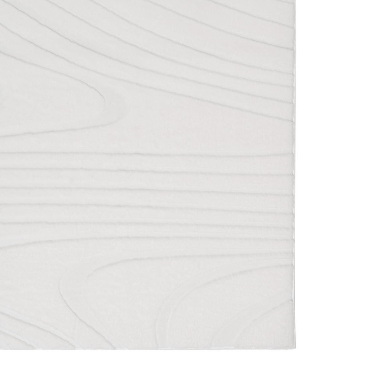 KUNSTFELLTEPPICH Cremeweiß 160/160 cm Ontake - Creme/Weiß, Kunststoff (160/160cm) - Beliani