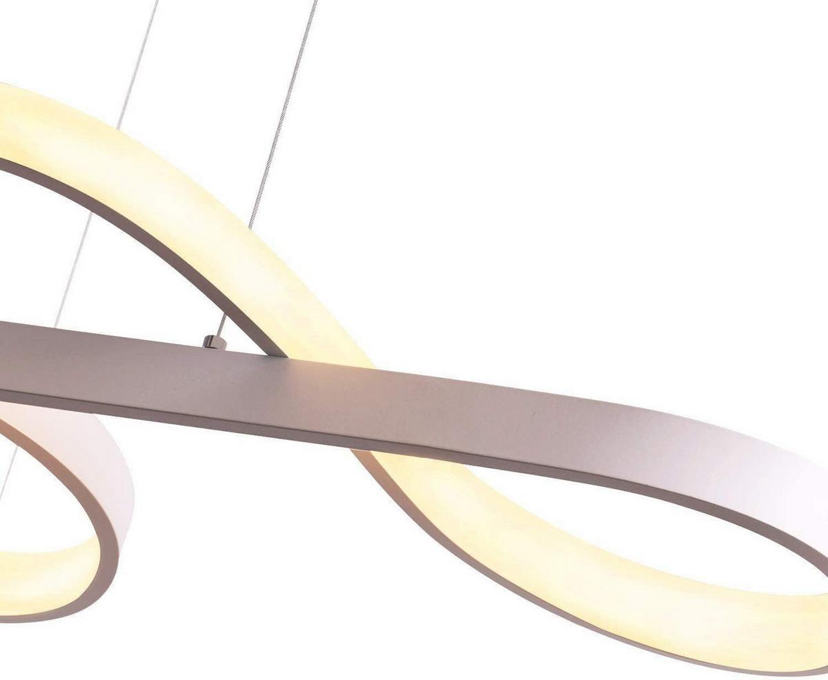 PENDELLEUCHTE Musiksymbols 75/35/150 cm - Weiß, Metall (75/35/150cm) - Nettlife