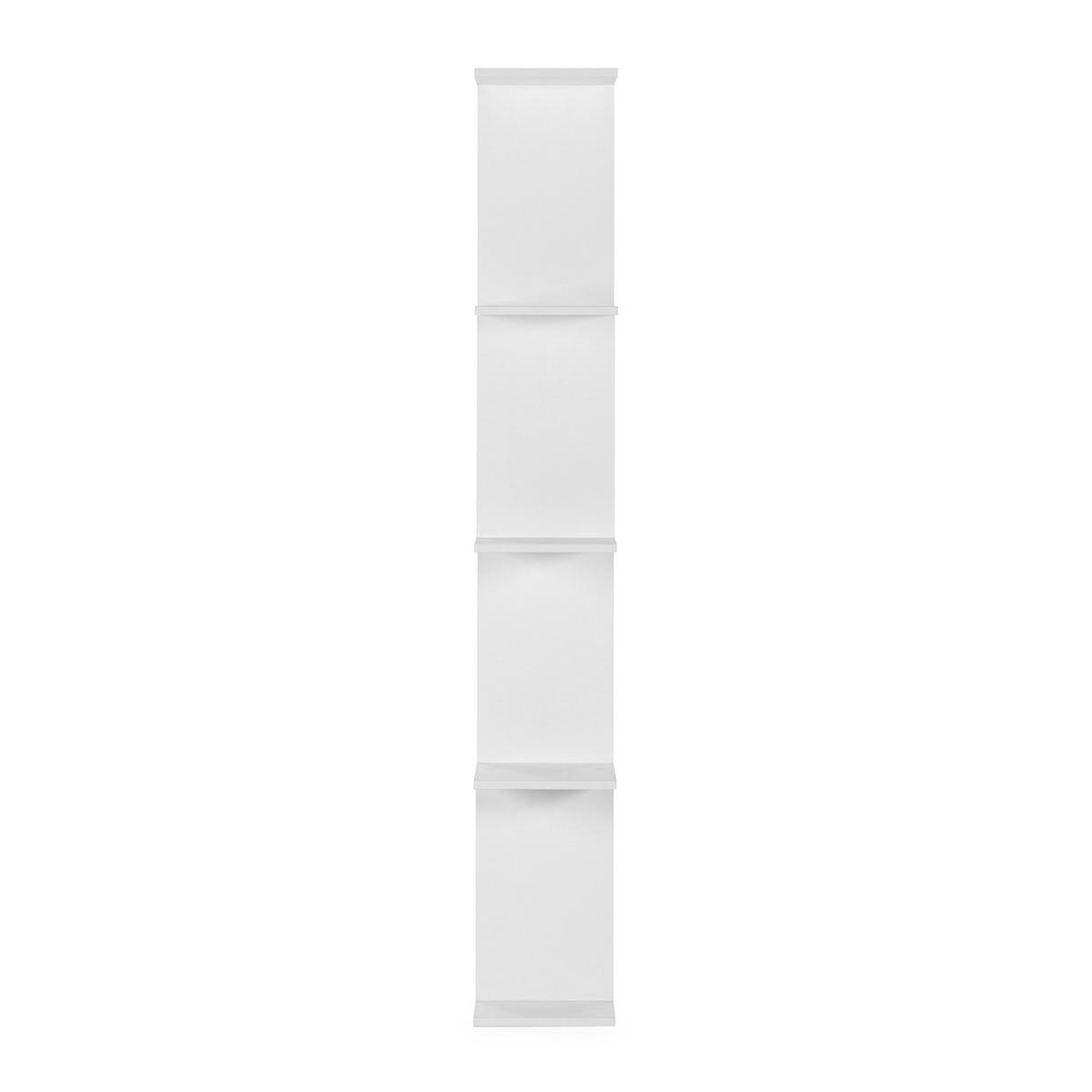 REGAL Niko 8 fächern weiße Farbe - Weiß, Holzwerkstoff (98/168/25cm) - VS Venta-stock