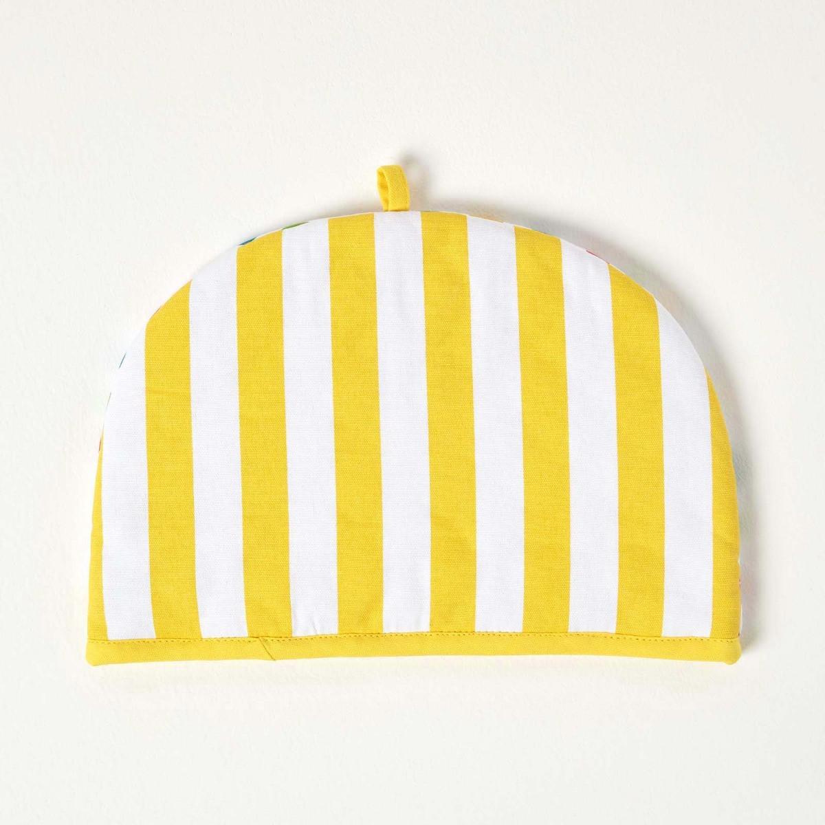 TEA COSY – Stoff-Teewärmer Bunte Punkte - Multicolor, Textil (36/24/36cm) - Homescapes