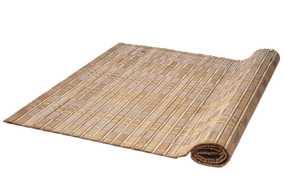 TISCHSET rechteckig Dunkelbraun 6er-Set - Dunkelbraun, Holz (30/45cm) - MCW