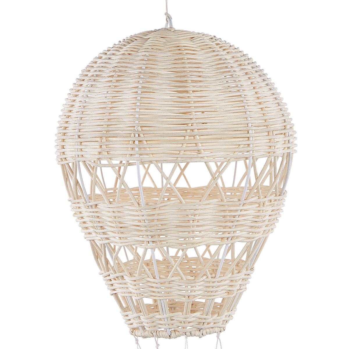 WANDDEKORATION Rattan natürlich Bemba - Naturfarben, Naturmaterialien (23/60/23cm) - Beliani