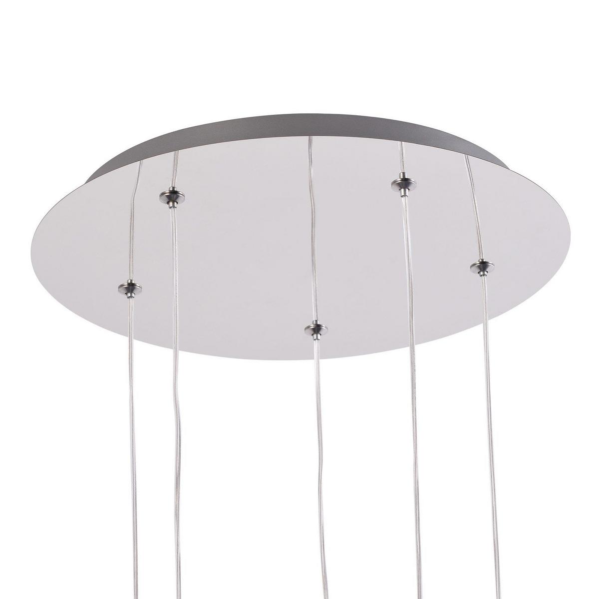 PENDELLEUCHTE Markham 30/30/175 cm - Silberfarben, Metall (30/30/175cm) - Nettlife