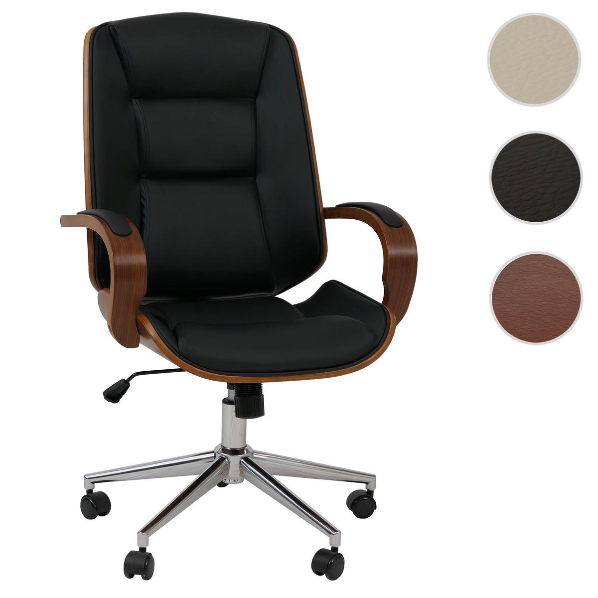BÜROSTUHL Schwarz - Schwarz, Textil (61/110/74cm) - MCW