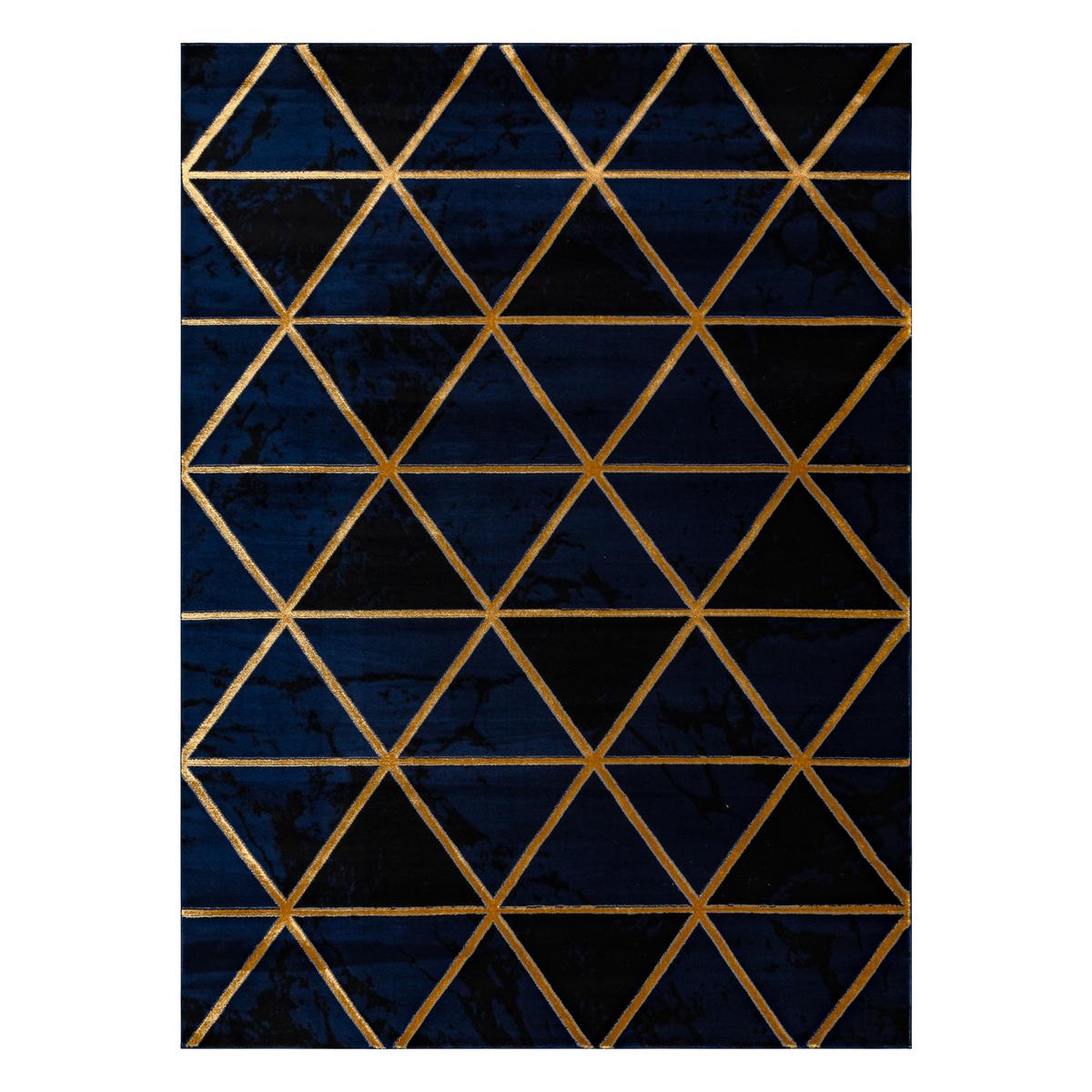 TEPPICH Emerald 160/220 cm - Blau, Textil (160/220cm) - rugsX