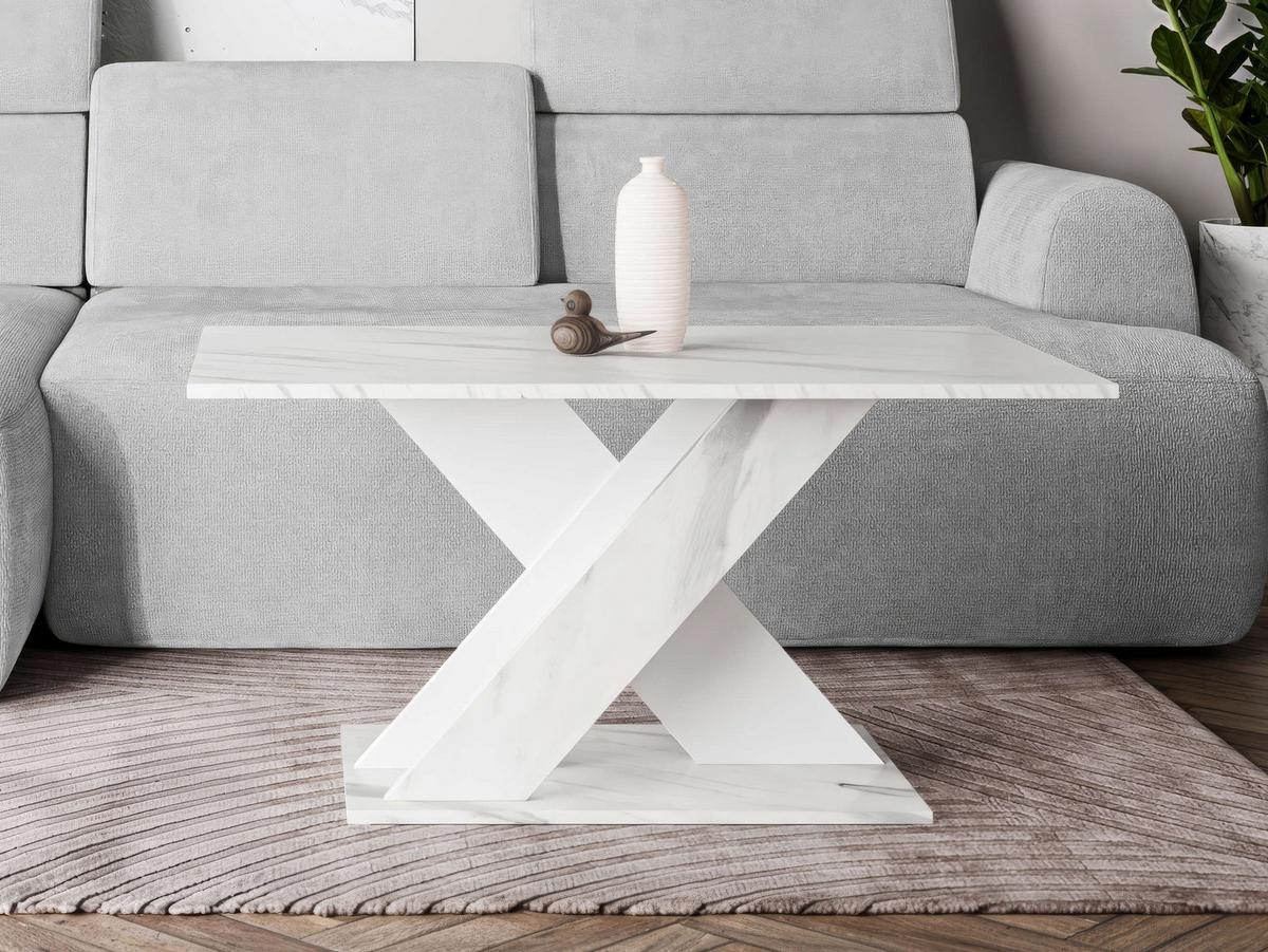 COUCHTISCH Toxx - Weiß, Holzwerkstoff (60/110/55cm) - MIRJAN24