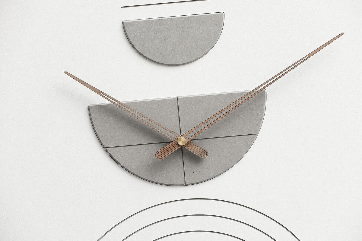 WANDUHR Design Weiß 35/60 cm - Weiß, Holzwerkstoff (35/60/1cm) - ONZENO