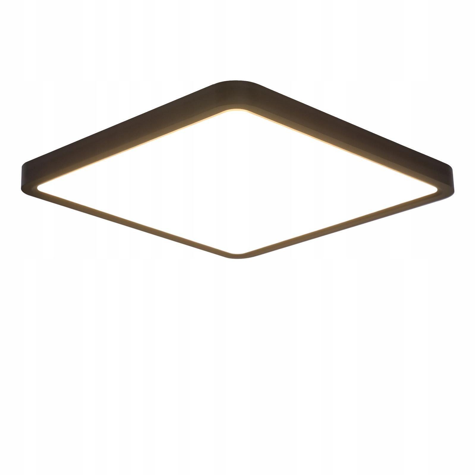 LED-DECKENLEUCHTE Kranzhainbach 23.0/2.5/23.0 cm - Schwarz, Kunststoff (23/23/2.5cm) - ZMH