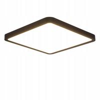 LED-DECKENLEUCHTE Kranzhainbach 23.0/2.5/23.0 cm - Schwarz, Kunststoff (23/23/2.5cm) - ZMH