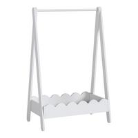 KINDERKLEIDERSTÄNDER Vestnes II. - Weiß, Holzwerkstoff (66/99/38cm) - [en.casa]