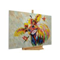 ÖLGEMÄLDE 120/80 cm - Multicolor, Holz/Textil (120/80cm) - KUNSTLOFT