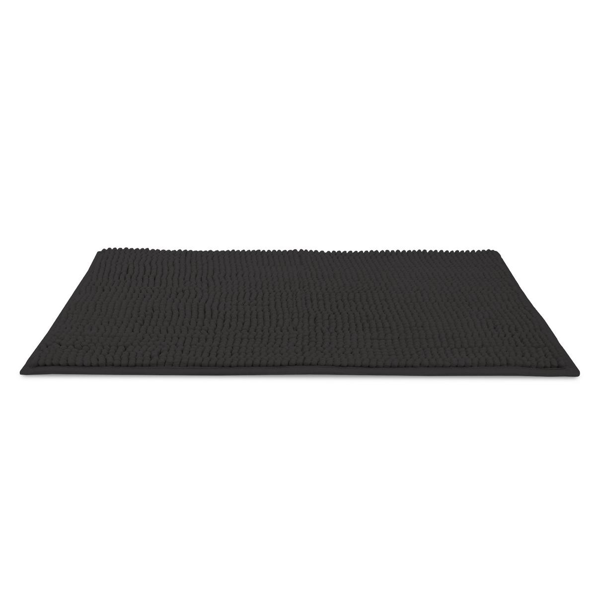 VORLEGER MATTE BeauMare WR 50/80cm Schwarz - Schwarz, Textil (50/80cm) - Beautissu 