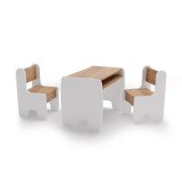 KINDERSITZGRUPPE Miki - Weiß, Holzwerkstoff (70/55/40cm) - RAUMHIRSCH FURNITURE