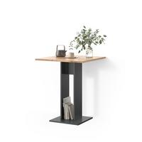 ESSTISCH Regusa Anthrazit 65 x 78 cm - Anthrazit, Holzwerkstoff (65/65/78cm) - Livinity®