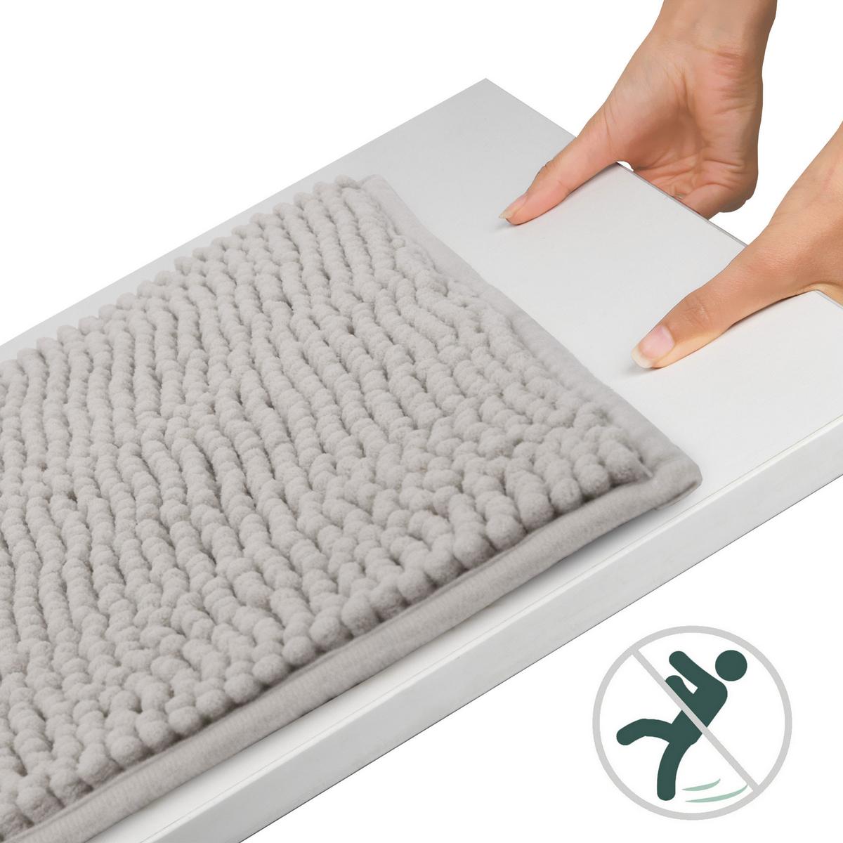 VORLEGER MATTE BeauMare WR 70/120 cm Hellgrau - Hellgrau, Textil (70/120cm) - Beautissu 