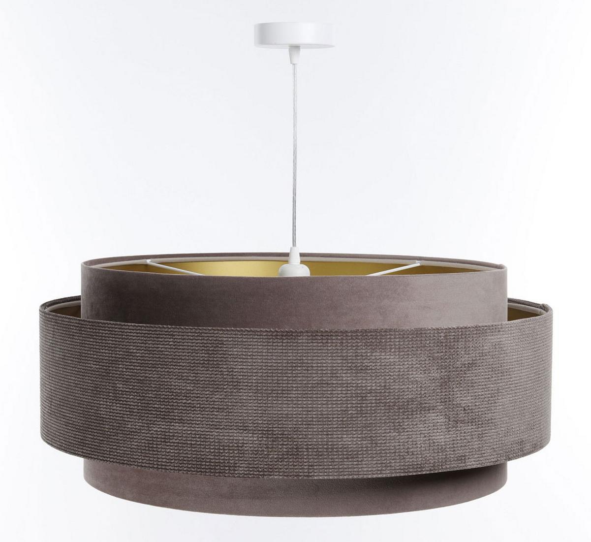 HÄNGELEUCHTE Gold 60/25 cm - Goldfarben, Kunststoff (60/1.9/25cm) - ONZENO