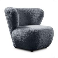 SESSEL ARLO LOUNGE Rolf 07 - Graphitfarben, Textil (85/74/58cm) - Lookway