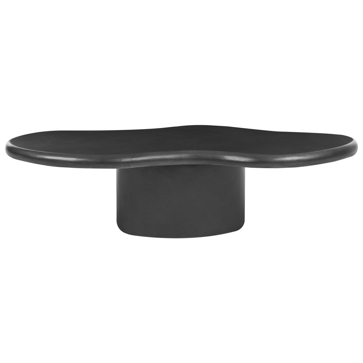 COUCHTISCH 57/120 cm Schwarz Conza - Schwarz, Keramik (57/120/34cm) - Beliani