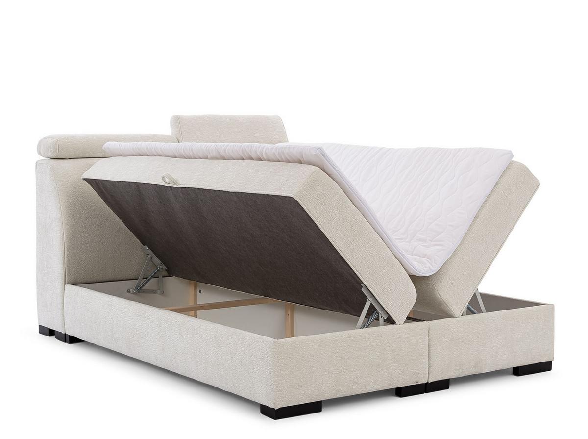 BOXBETT Nestor Dress Me Set.2 - Hellgrau, Holzwerkstoff/Textil (160/200cm) - Fun Möbel