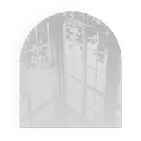 GLASPLATTE für Kamin 80x70 cm - Grau, Glas (80/70/0.4cm) - TULUP