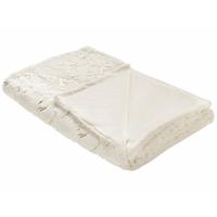 DECKE Creme Godavari 150/200 cm - Creme, Textil (150/200cm) - Beliani