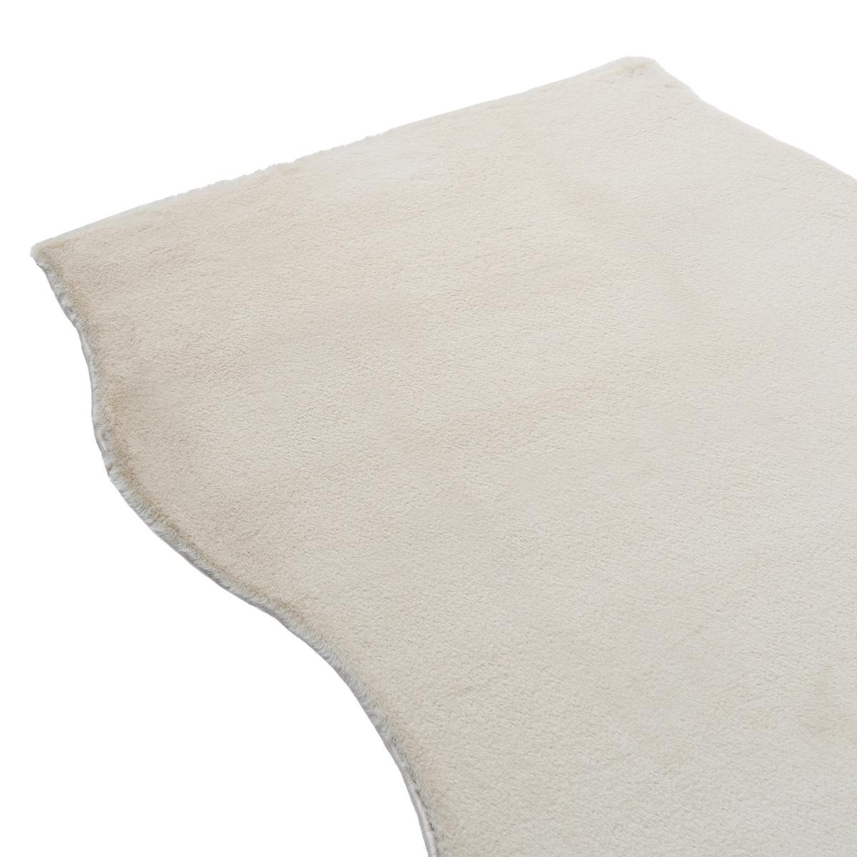 TEPPICH Hellbeige 80/300 cm Dawa - Beige, Kunststoff (80/300cm) - Beliani
