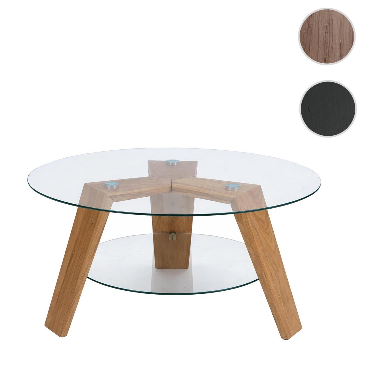 COUCHTISCH rund Braun - Braun, Holz (75/75/40cm) - MCW