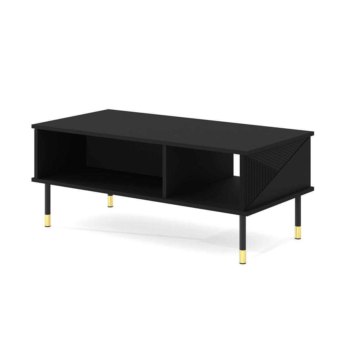 COUCHTISCH Aglaé Schwarz - Schwarz, Holzwerkstoff (55/110/45cm) - Petits-meubles