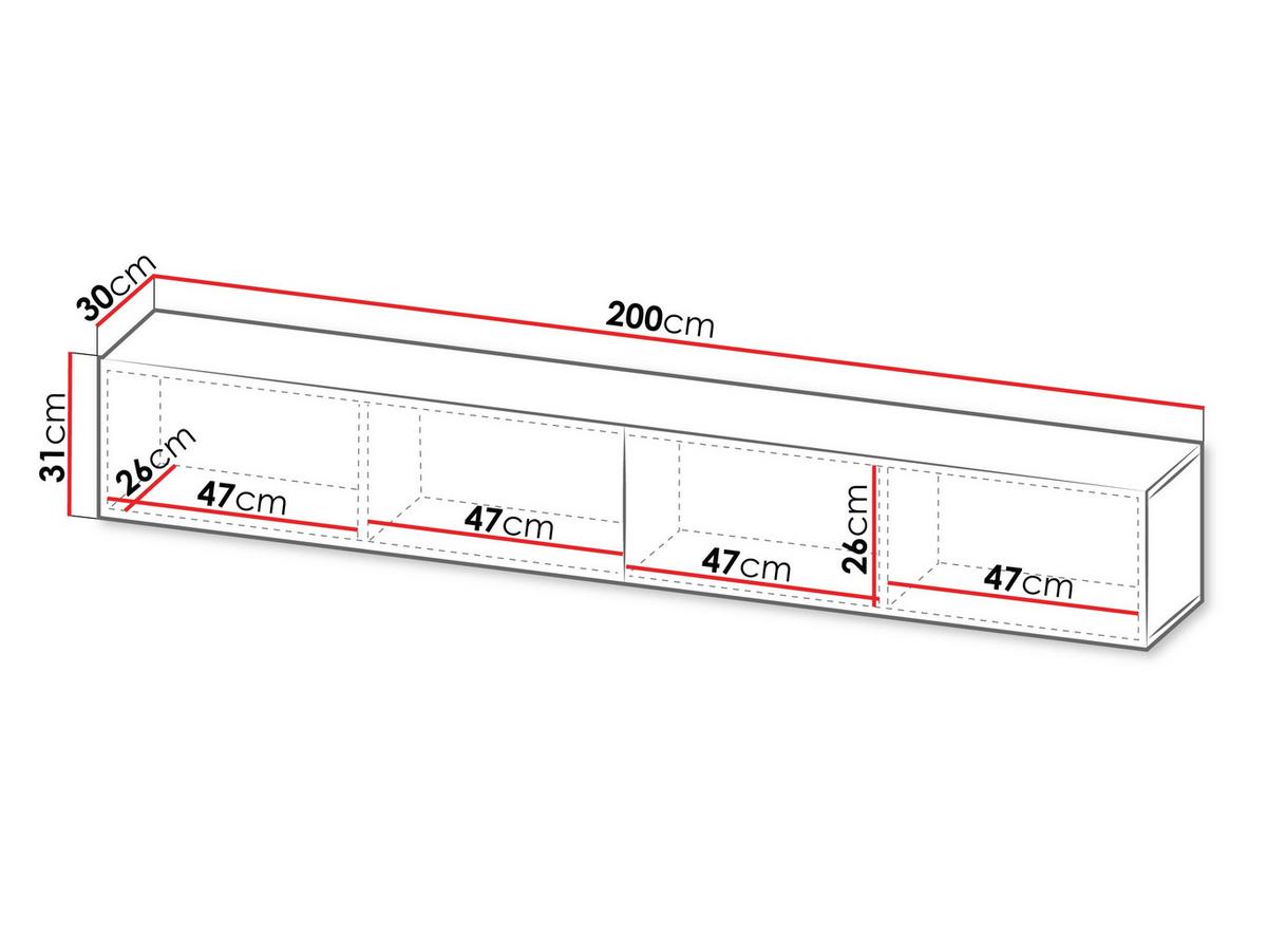 TV-LOWBOARD Capital 200 - Kaschmir, Holzwerkstoff (200/31/30cm) - MIRJAN24