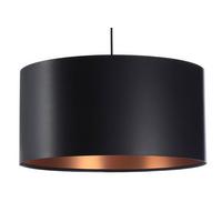 HÄNGELEUCHTE Kupfer 50/25 cm - Schwarz/Kupferfarben, Kunststoff (50/0.8/25cm) - ONZENO