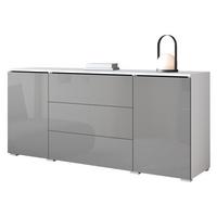 SIDEBOARD Vera 150 - Weiß/Grau, Holzwerkstoff (150/66/40cm) - MIRJAN24