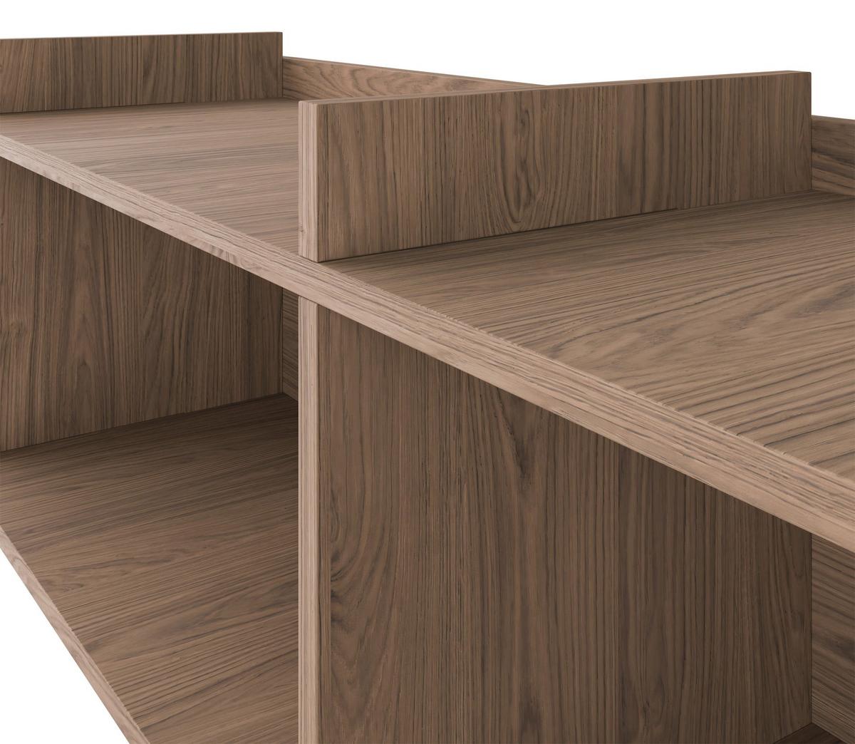 TV-LOWBOARD Fencey 175 cm - Eichefarben, Holzwerkstoff (175/42.5/31.6cm) - Selsey