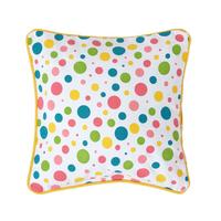 KISSENHÜLLE Bunte Punkte 30/30 cm, 100% Baumwolle - Multicolor, Textil (30/30cm) - Homescapes