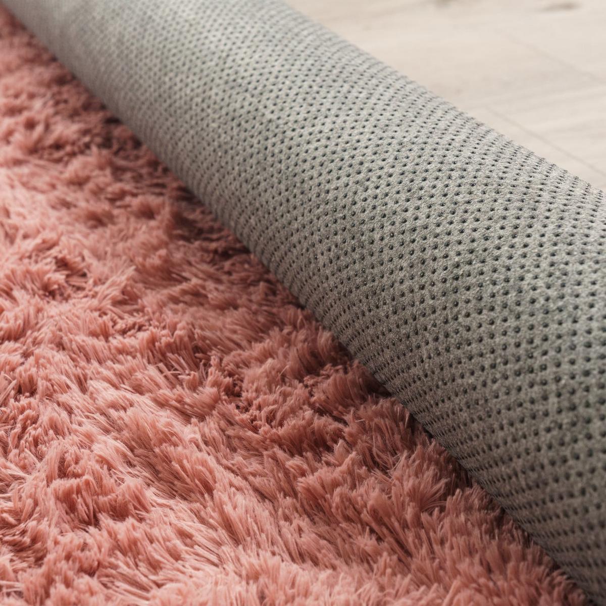 HOCHFLORTEPPICH, einfarbig, aus Polyester, Fuchsia, 140 x 200 cm - Rosa, Textil (200/140cm) - KADIMA DESIGN