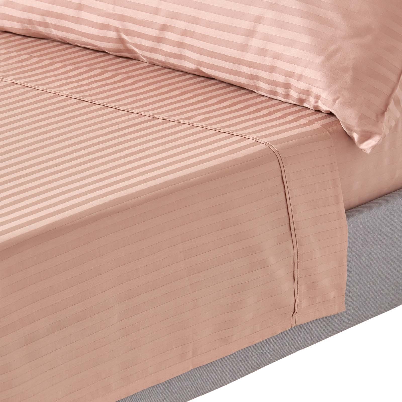 DAMAST-BETTLAKEN ohne Gummizug, 100% Ägyptische Baumwolle - Beige, Textil (270/300cm) - Homescapes