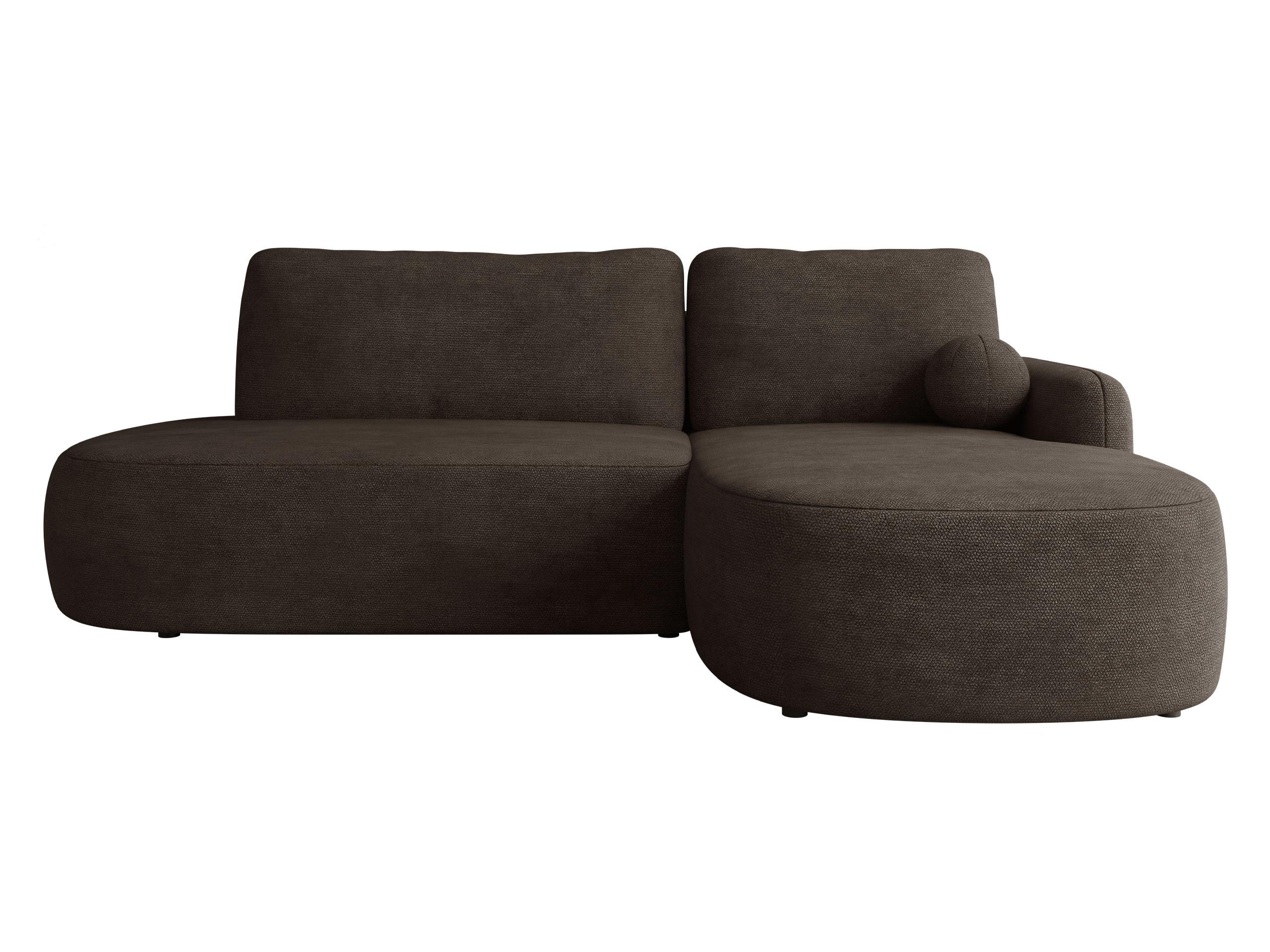ECKSOFA Loridu O, Seite: Rechts - Schwarz/Braun, Holz/Kunststoff (174/274cm) - MIRJAN24