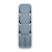 BESTECKKASTEN - Grau, Kunststoff (11/5.5/40cm) - Intirilife