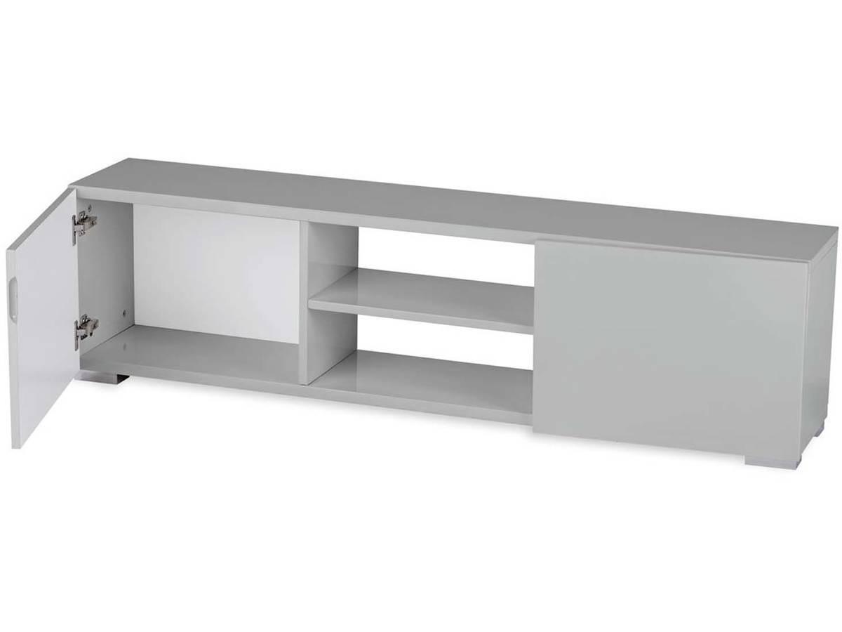 TV-MÖBEL frida Grau - Hellgrau, Holzwerkstoff (31/43/155cm) - Habitat Garten
