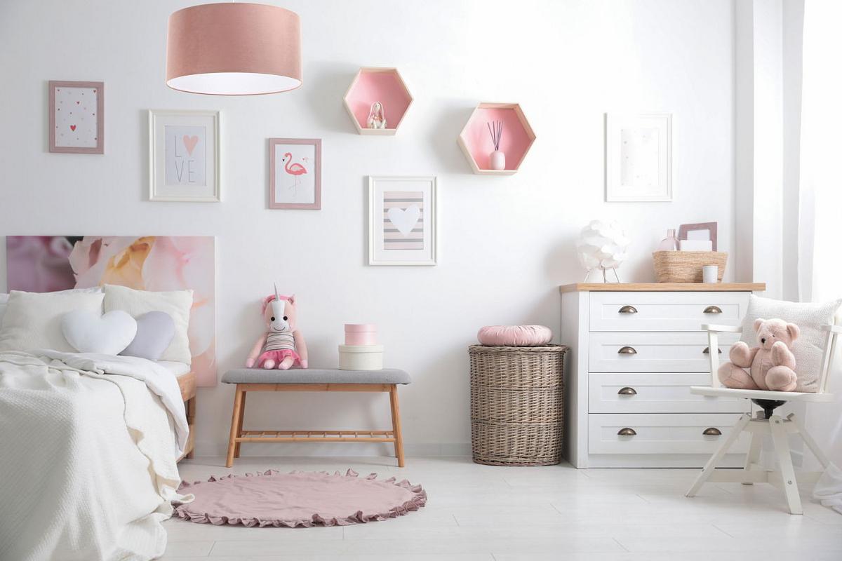HÄNGELEUCHTE Rosa 60/30 cm - Pink/Weiß, Kunststoff (60/1.1/30cm) - ONZENO