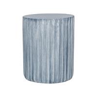 BEISTELLTISCH Beton grau rund 39 cm Amaro - Grau, Stein (39/39/48cm) - Beliani