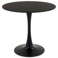 ESSTISCH LOIRE schwarz - Schwarz, Holzwerkstoff/Metall (80/80/73cm) - IDIMEX