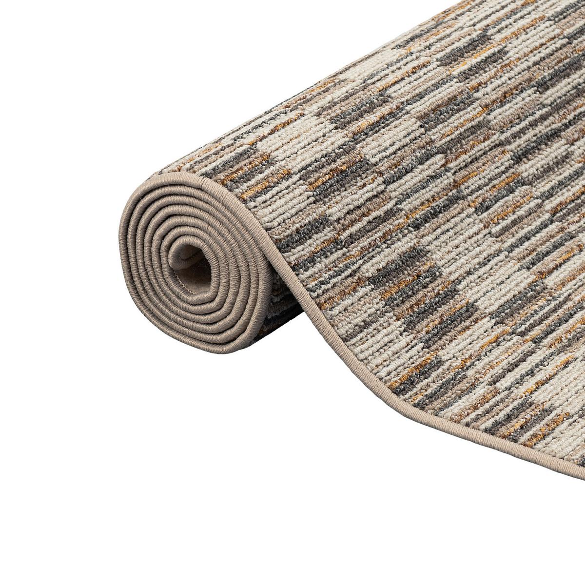 STREIFENBERBER TEPPICH MODERN STRIPES - Beige, Textil (80/160cm) - Snapstyle