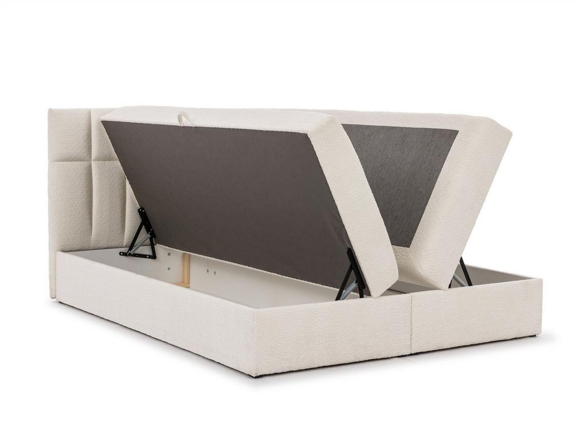 BOXBETT Dominga In überlänge - Schwarz, Holzwerkstoff/Textil (120/220cm) - Fun Möbel